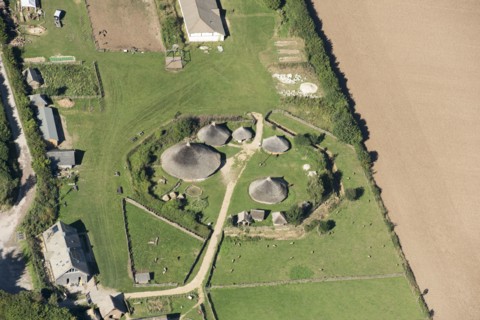 Butser Ancient Farm, an archaeological open air museum, Petersfield, Hampshire, 2016.