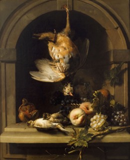 Perdrix rouge dans une niche, between 1680 and 1685. Creator: Nicolas de Largilliere.