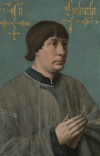 Portrait of the composer Jacob Obrecht (1453-1505), 1496. Creator: Massys, Quentin  .