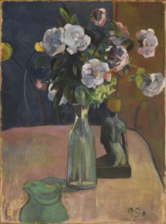 Roses et statuette, 1889. Found in the collection of the Musée des Beaux-Arts, Reims.