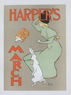 Affiche américaine pour la revue "Harper's Magazine", c1896. Creator: Edward Penfield.