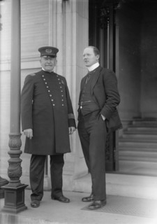 British Commission To U.S. - Inspector D.O. O'Donnell Talking To D.C. Policeman, 1917.