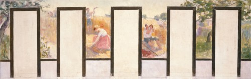 Esquisse pour la Mairie de Bagnolet : Travaux des champs, 1893. Creator: Victor Marec.