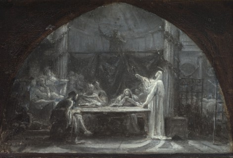 Esquisses pour l'église Saint-Gervais-Saint-Protais, c.1863. Creator: Auguste Gendron.