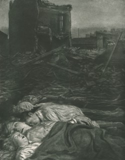 ''Leurs "Heros de L'Air" ont attaque la "Fortresse Paris" .', 1916. Creator: J Simont.