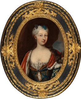 Polyxena of Hesse-Rotenburg (1706-1735), Queen of Sardinia, 1720s. Private Collection.