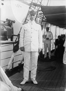 Admiral William S. Benson Aboard The Mayflower, June 24, 1917. Creator: Harris & Ewing.