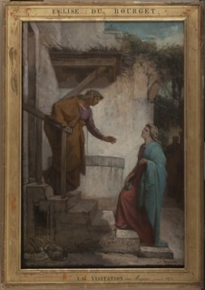 Esquisse pour l'église du Bourget : La Visitation, 1872. Creator: Jules-Joseph Meynier.