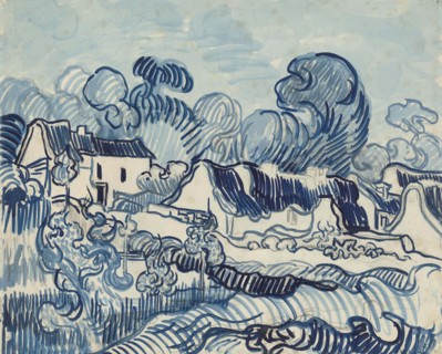 Landscape with Houses, 1890. Found in the collection of the Van Gogh Museum, Amsterdam.