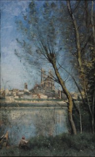 Mantes (le matin), ca 1866. Found in the collection of the Musée des Beaux-Arts, Reims.