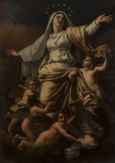 Esquisse pour la chapelle du lycée Louis-le-Grand : L'Assomption de la Vierge, c.1828. T