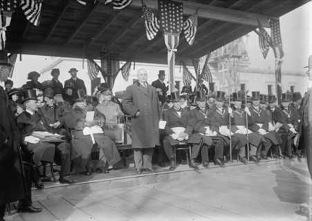 All Souls Church - Laying of A Cornerstone, Washington DC, 1913. Creator: Harris & Ewing.