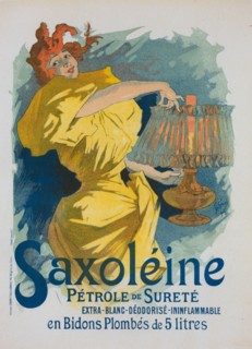 Nouvelle affiche pour la "Saxoléine"., c1896. [Publisher: Imprimerie Chaix; Place: Paris]
