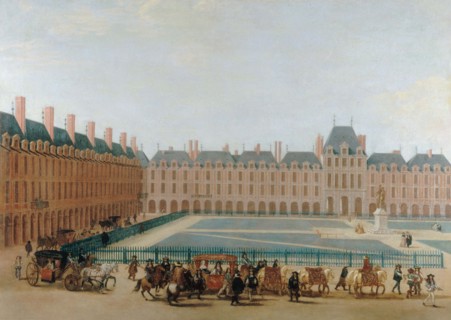 Place Royale, circa 1660; passage of the king's carriage. c1655 — 1665. Creator: Unknown.