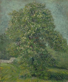 Blossoming Chestnut Tree, 1887. Found in the collection of the Van Gogh Museum, Amsterdam.