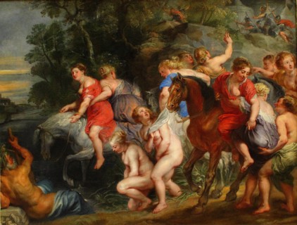 Cloelia Passing the Tiber, Between 1630 and 1640. Creator: Rubens, Peter Paul, (School)  .