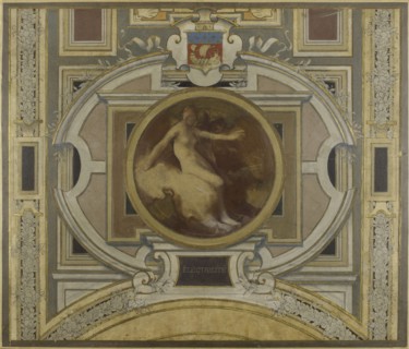 Esquisse pour la galerie des métiers de l'Hôtel de Ville : Electricité, 1890. Electricity.