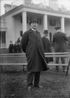 Allied Commission To U.S. Seated On Lawn: Standing, Viviani, 1917. Creator: Harris & Ewing.