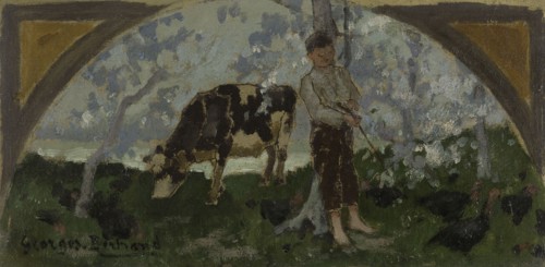 Esquisse pour la salle à manger de l'Hôtel de Ville : La viande de veau, La volaille, 1893.