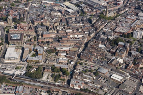Wakefield town centre and Upper Westgate High Street Heritage Action Zone, Wakefield, 2020.