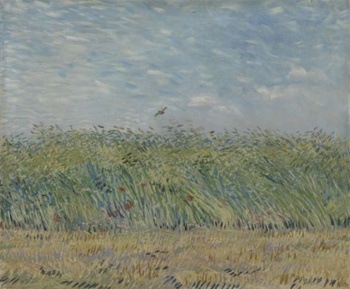 Wheatfield with Partridge, 1887. Found in the collection of the Van Gogh Museum, Amsterdam.