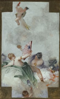 Esquisse pour la salle des Fêtes de l'Hôtel de Ville de Paris : Les Parfums, 1889. Perfumes.