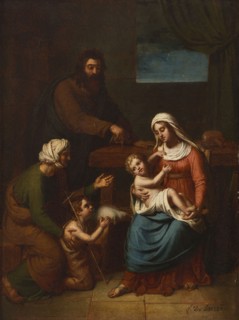 Esquisse pour l'église Saint-Jacques-du-Haut-Pas : La Sainte Famille, 1826. The Holy Family.