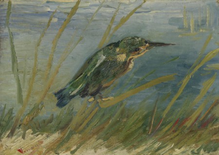 Kingfisher by the Waterside, 1887. Found in the collection of the Van Gogh Museum, Amsterdam.
