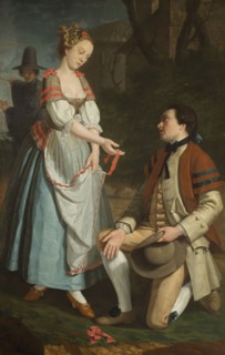 The Declaration Of Love, 1771. Found in the collection of the Musée des Beaux-Arts, Verviers.
