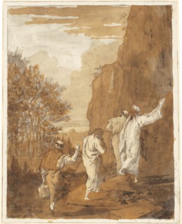Christ Leading Peter, James, and John to the High Mountain for the Transfiguration, 1785/1795.