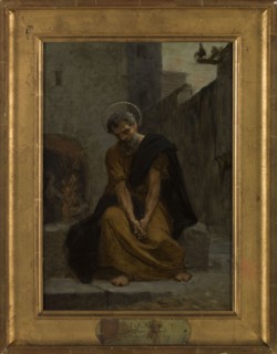 Sketch for the church of Ivry : the repentance of St Peter, 1874.  Creator: Jean Andre Rixens.