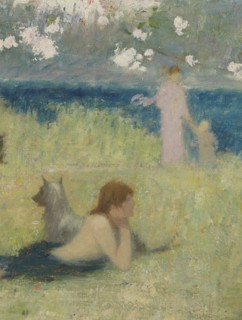 Rachou, Le Printemps (détail). Esquisse pour la mairie de Bagnolet