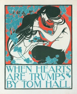 Affiche américaine "When hearts are trumps", c1897. [Publisher: Imprimerie Chaix; Place: Paris]