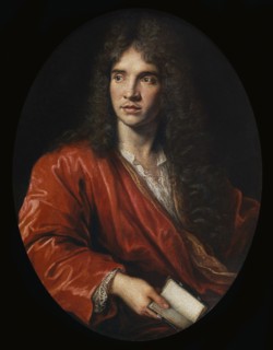 Portrait of the author Moliére (1622-1673), 17th century. Creator: Mignard, Pierre (1612-1695).