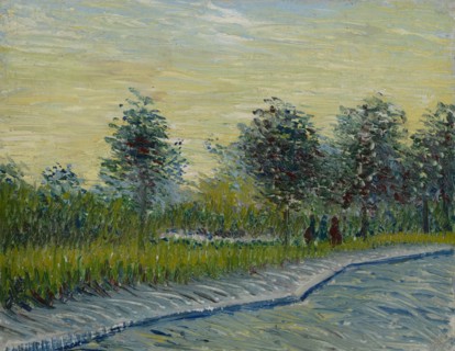 Square Saint-Pierre at Sunset, 1887. Found in the collection of the Van Gogh Museum, Amsterdam.