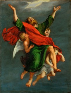 The Rapture of Saint Paul, ca 1606-1608. Found in the collection of the Musée du Louvre, Paris.