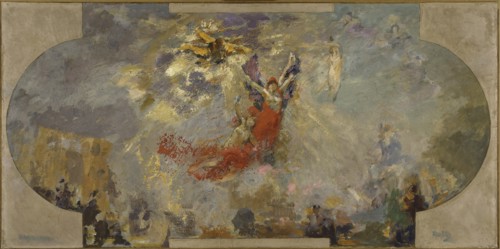 Esquisse pour le Petit Palais, galerie sud : Apothéose (plafond central), between 1906 and 1913.
