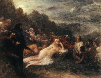 Hélène, 1892. Helen, from Goethe's 'Faust, Part Two', or 'Faust: The Second Part of the Tragedy'.
