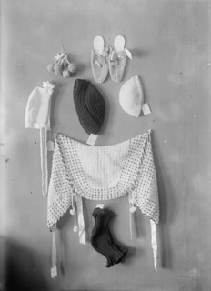 The Blind, Interiors of Library - Institute of The Blind, 1912. Knitted/crocheted items for sale.