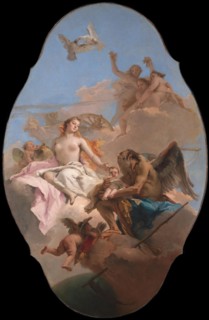 An Allegory with Venus and Time, ca 1756. Found in the collection of the National Gallery, London.