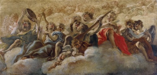 Musician Angels, 1672-1673. Found in the collection of the Musei Vaticani in Viale Vaticano, Rome.