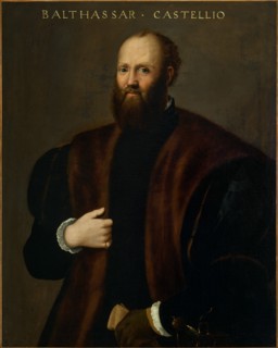 Portrait of Baldassare Castiglione, Between 1540 and 1552. Creator: Campi, Bernardino (1522-1591).
