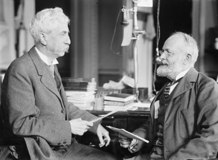 Brigadier General William Herbert Bixby with Col. William T. Rossell, 1914. Creator: Harris & Ewing.