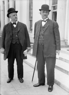 William Charles Adamson, Rep. from Georgia, with Simms of Tennessee, 1913.  Creator: Harris & Ewing.