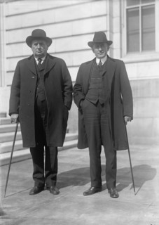 John Hollis Bankhead, Rep. from Alabama, with Son, William B. Bankhead, 1917. Creator: Harris & Ewing.