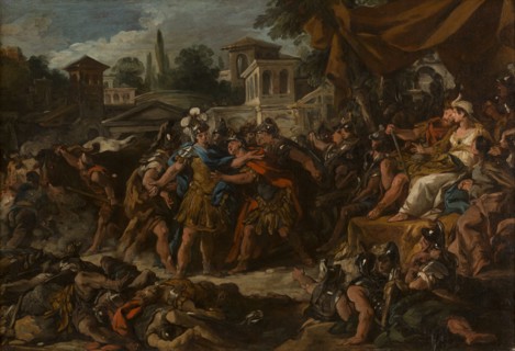 Le Combat des soldats nés des dents du serpent, between 1742 and 1743. Creator: Jean Francois de Troy.