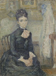 Portrait of Léonie Rose Charbuy-Davy, 1887. Found in the collection of the Van Gogh Museum, Amsterdam.