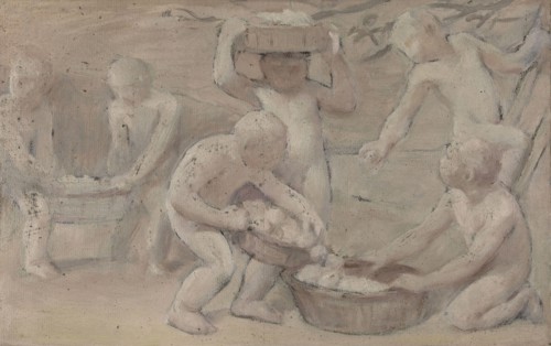 Esquisse pour la salle des fêtes de l'Hôtel de Ville : Fruits, between 1889 and 1895. Creator: Albert Aublet.
