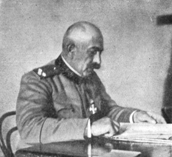 'Les chefs de l'Armee serbe; Le nouveau ministre de la Guerre, le general Bojidar..., 1916. Creator: Unknown.