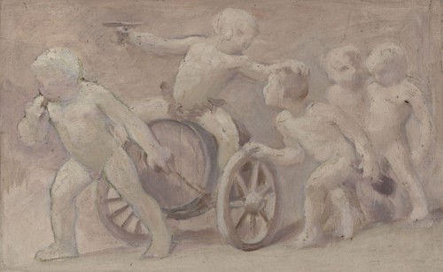 Esquisse pour la salle des fêtes de l'Hôtel de Ville : Boissons, between 1889 and 1895. Creator: Albert Aublet.